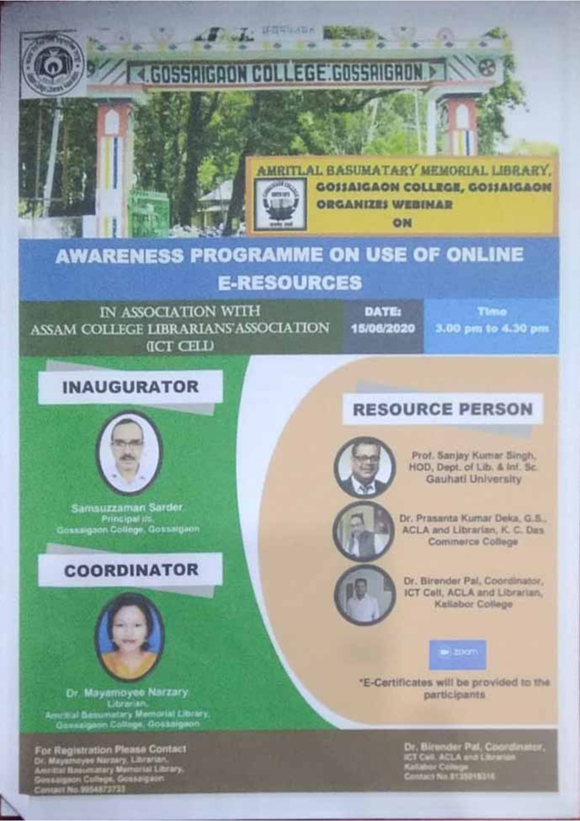 Awareness Programme on use of online E-Resources